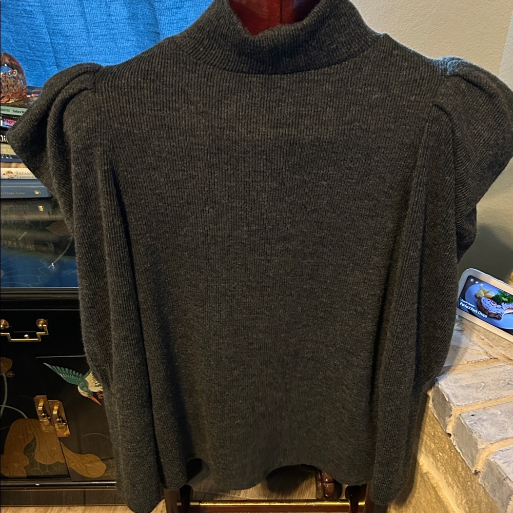 Express Dark Gray Cowl Neck Sweater NWT - Picture 5 of 5